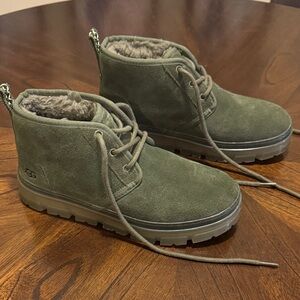 UGG Green Lace Up Boots